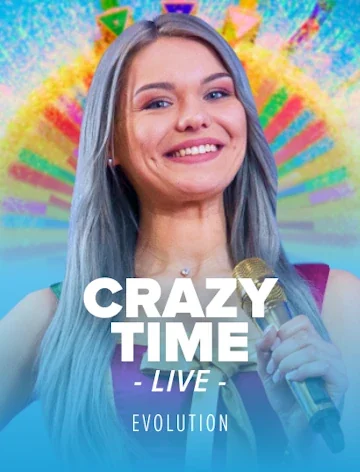 Crazy Time live show by Evolution at Vegas Hero Casino