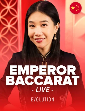 Emperor Baccarat live table at Vegas Hero Casino