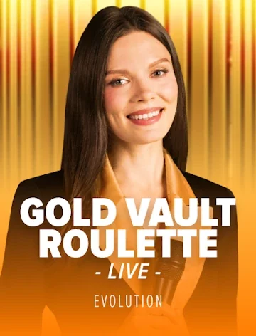 Gold Vault Roulette live table by Evolution at Vegas Hero Casino